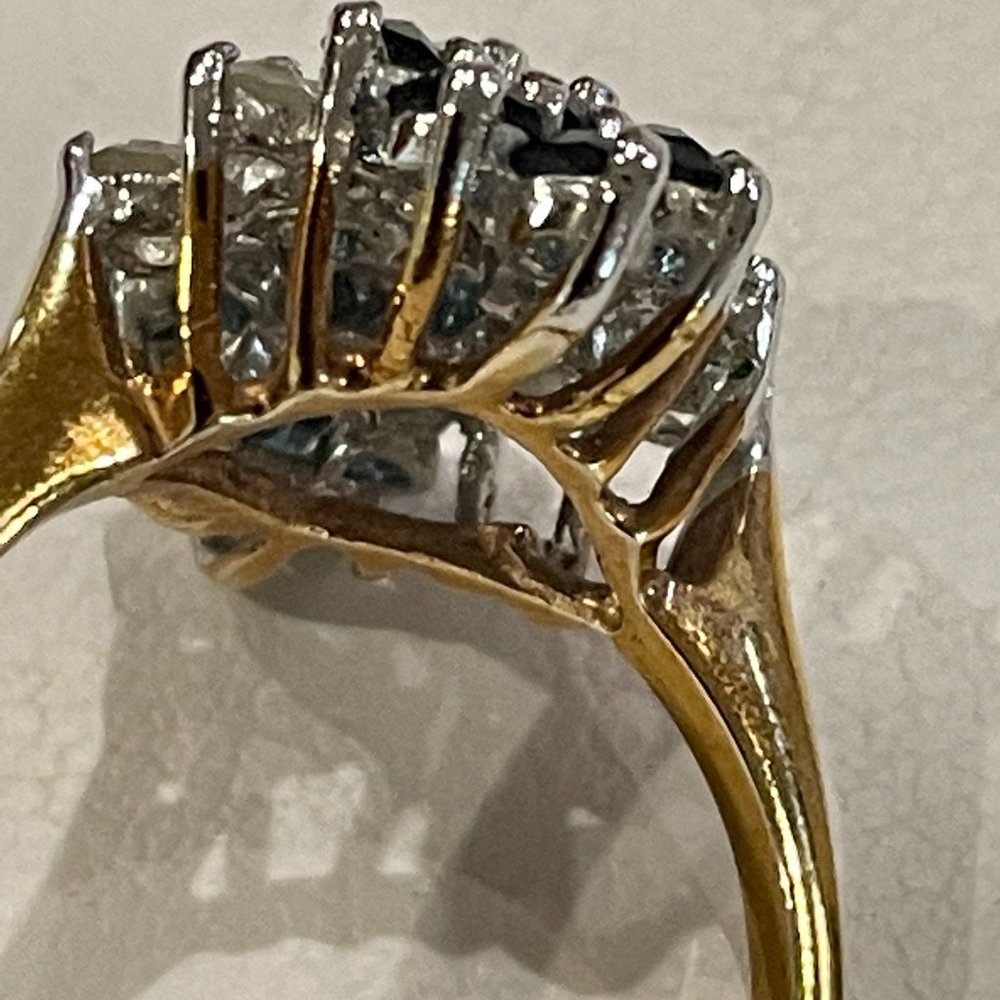 Simulated Sapphire Ring - Picture 6 of 6